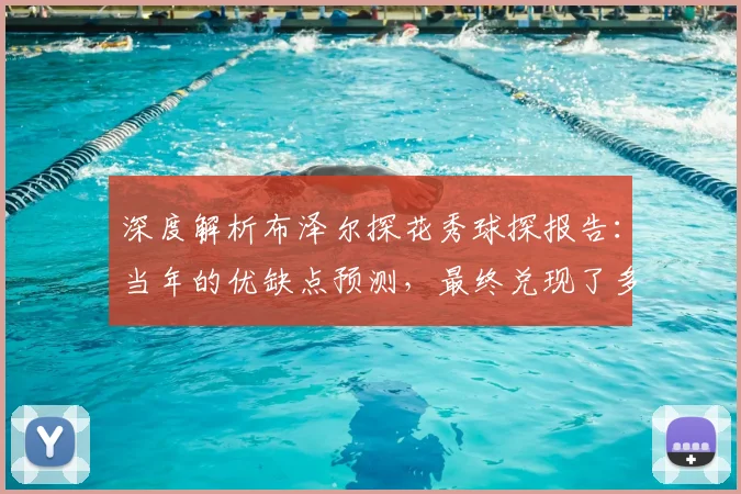 深度解析布泽尔探花秀球探报告：当年的优缺点预测，最终兑现了多少？